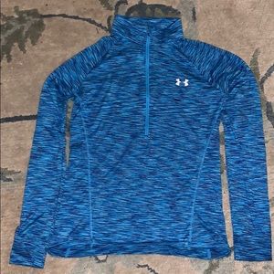 Blue Under Armor Half Zip